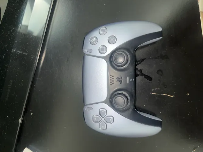 Controle ps5 personalizado cinza fosco