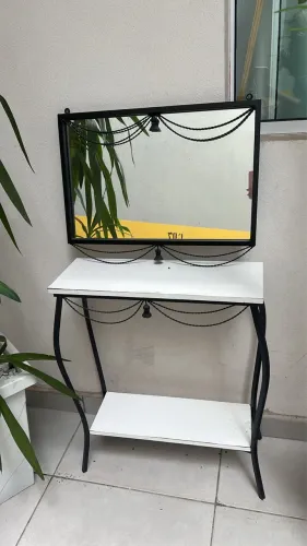 Conjunto Aparador + Espelho decorativo