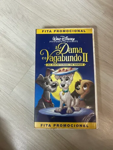 VHS A Dama e o Vagabundo II - As Aventuras de Banzé Disney Fita Promocional