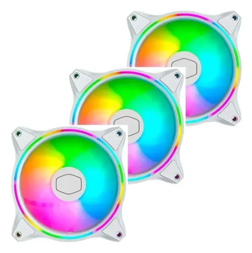 Cooler Master, 3 Fans, Mf120 Halo 120mm, RGB, Sem Controladora