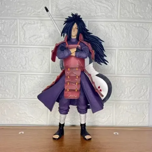 Boneco Madara Uchiha Akatsuki Naruto Shippuden Action Figure Figura Miniatura 18cm