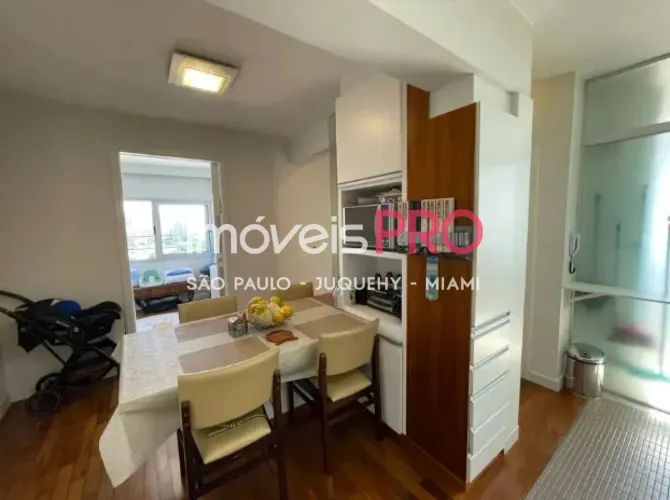 Apto de cobertura duplex mobiliado com 3 dorm sendo 1 suite e 2 vagas no Campo Belo