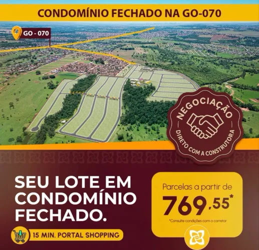 Lote 100% parcelado em Condomínio