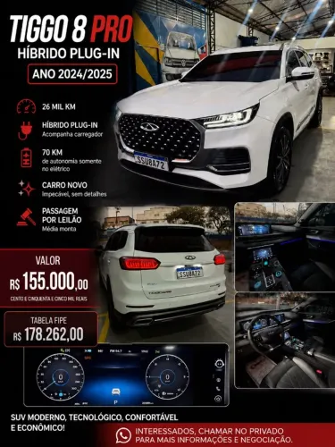 Chery Tiggo 8 Pro 1.5 Turbo (híbrido) 2024