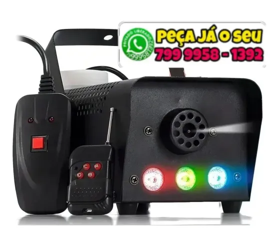 Máquina led RGB de fumaça 