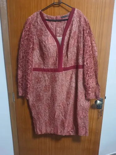Vestido renda Fernanda Souza plus size