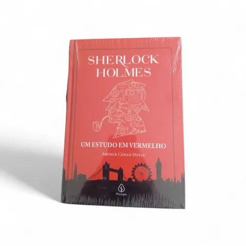 Livro Sherlock Holmes um estudo em vermelho