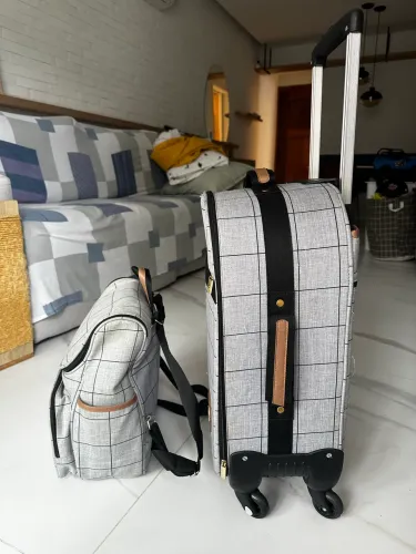 Conjunto mala e bolsa maternidade bebê menino