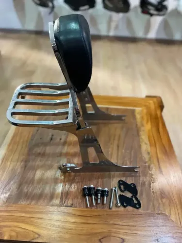 Sissy Bar Rasante Encosto - Cromado Harley Dyna 17 Complet