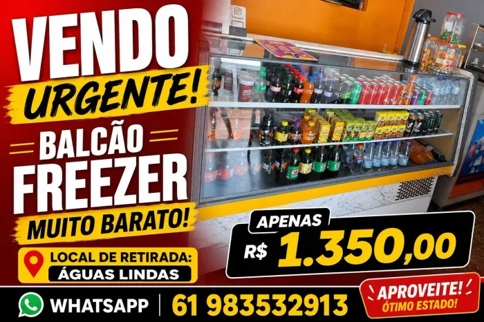 Vendo Balcão freezer