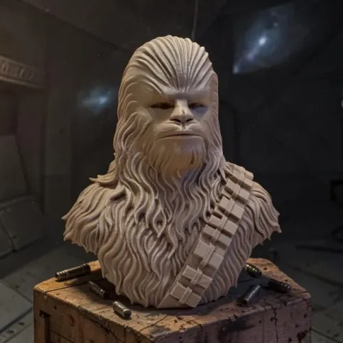 Busto 3D - Chewbacca - Star Wars
