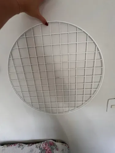 Mural aramado redondo branco 