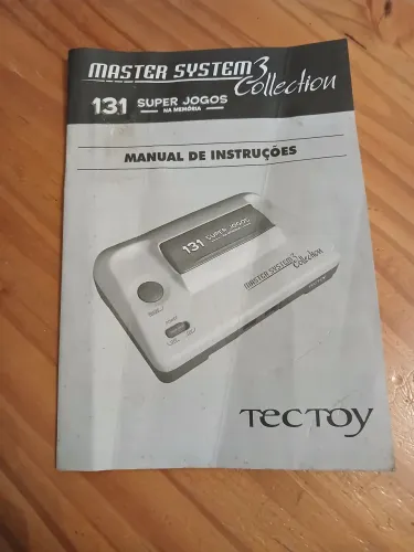 Manual original para Master System 3 Collection Tec Toy