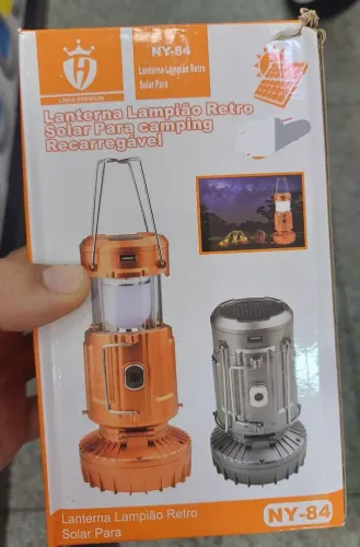 Lampião/ Lanterna recarregável