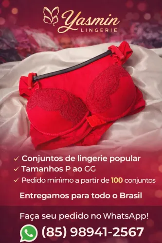 Conjunto lingerie 6,50 atacado