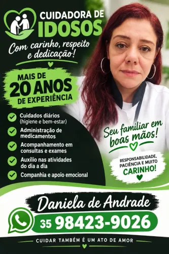Cuidadora de idosos e enfermos