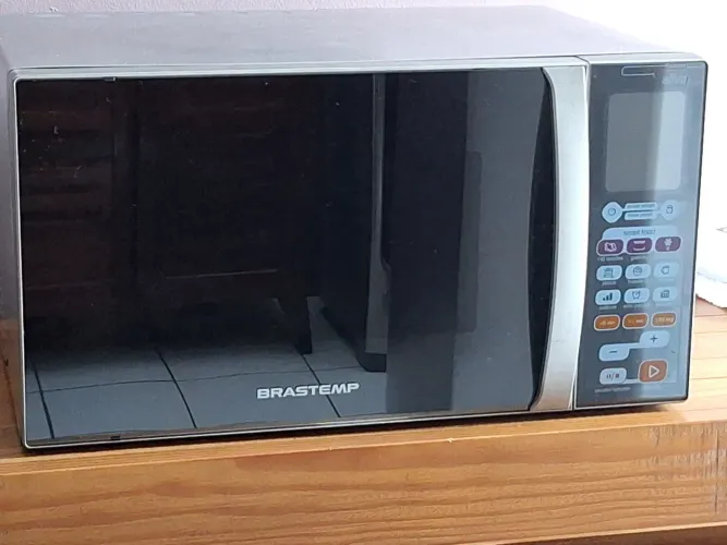 MICRO-ONDAS BRASTEMP INOX 34 LITROS 110V