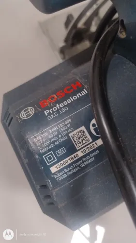 Serra Circular Bosch usada (uso doméstico)