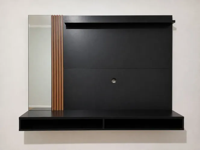 Painel de TV com espelho