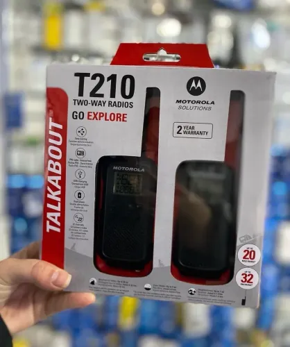 Motorola T120 Rádio Comunicador Par - Lacrado Novo