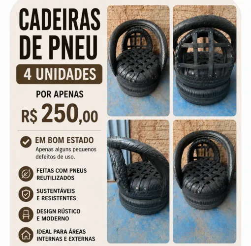 Cadeiras de Pneu