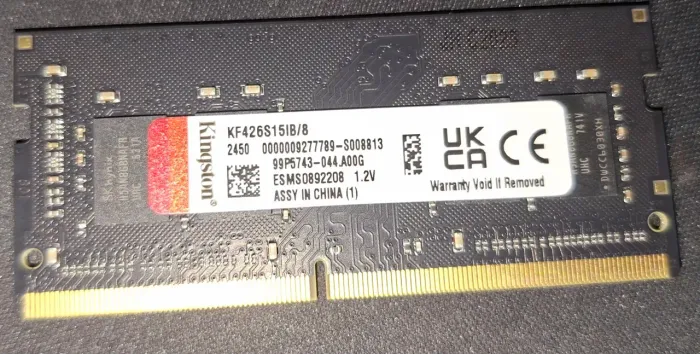 Memoria RAM 8GB Notebook