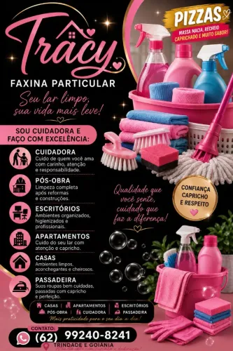 Procuro diária de faxina passadeira cuidadora