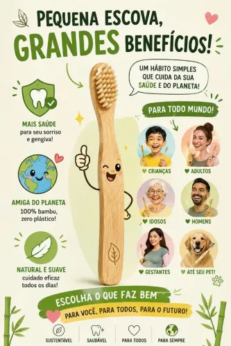 Escova de Bambu