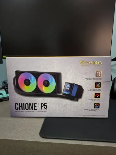 Water Cooler 240mm Gamdias Chione P5-240 Com Telinha (NOVO)