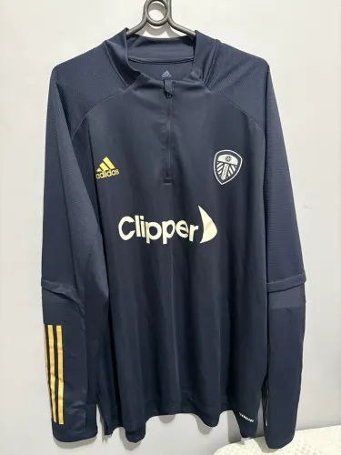 Blusa Treino Leeds United Adidas 1/4 Zip Original 3XL