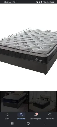 CAMA CASAL BOX DE MOLA