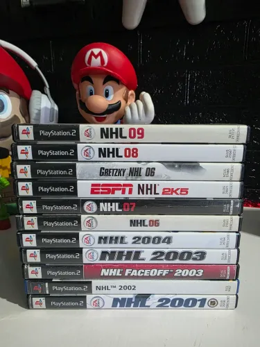 Coleção NHL ps2 originais completos