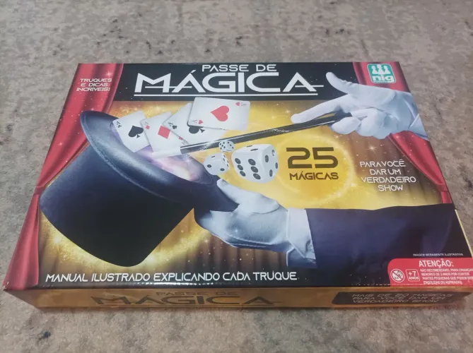 Kit de mágica - nig brinquedos - 25 mágicas
