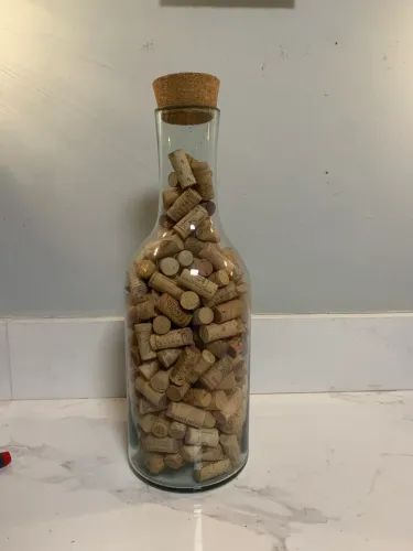 Garrafão grande para rolhas 