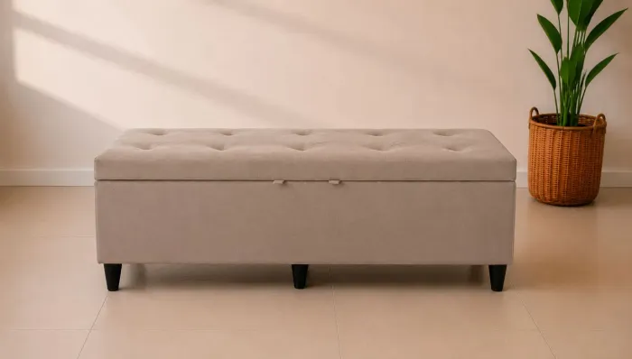 Baú Puff Estofado