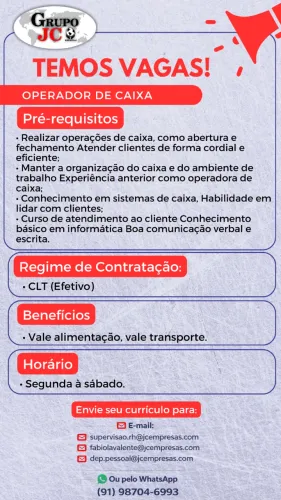 OPERADOR DE CAIXA