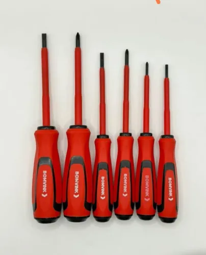Chave de fenda para eletricista isolada