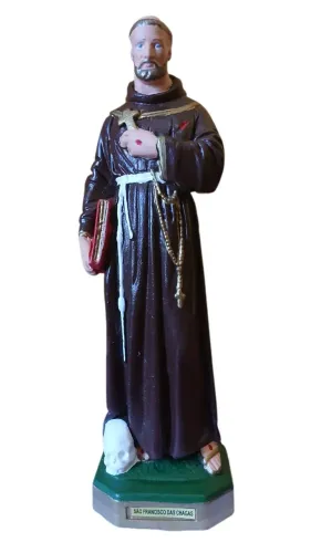 Imagem São Francisco das Chagas - 40 cm (emborrachada resistente)