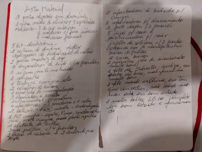 Instrumentais odontológicos usados