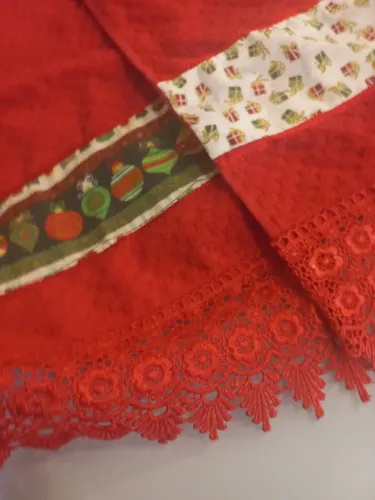 Toalha borbada Natal dohler