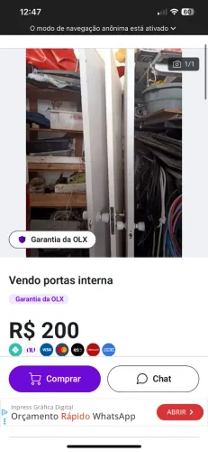 Vendo 4 Portas 2x,82