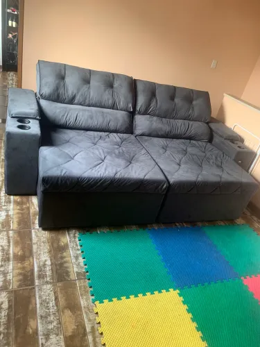 Sofá retrátil e reclinável gigante perfeito