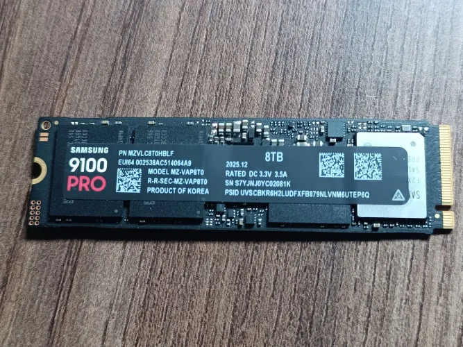 SSD nvme 8tb Samsung 9100 pro