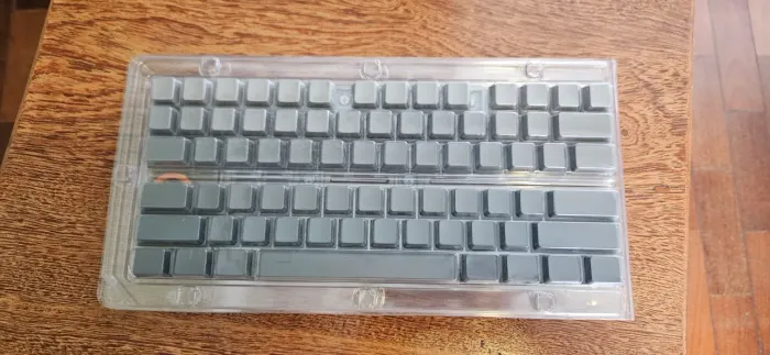 Keycaps cinza degrade