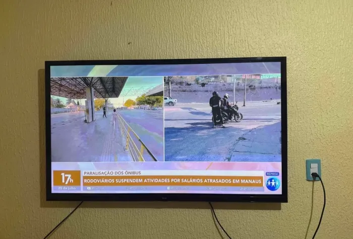 TV LG 60 Polegadas LCD - Funcionando