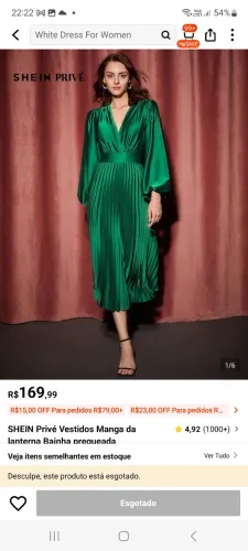 Shein Privé Vestido de Festa