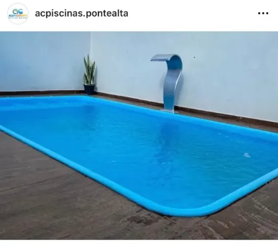 Piscina de fibra 5 mts