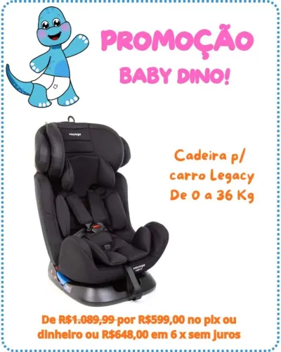 Cadeira Infantil para carro Legacy - Voyage