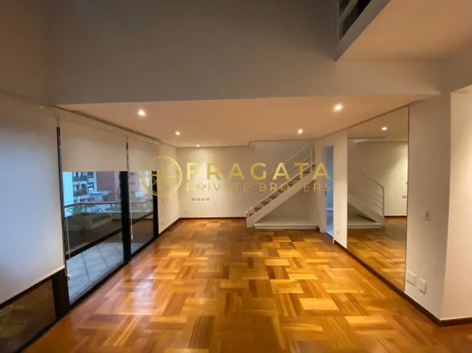 Duplex para locação com 1 suíte, 2 vagas no Jardim Paulista/SP