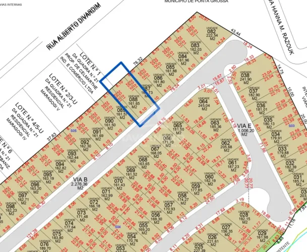 Terreno Condomínio em Ponta Grossa